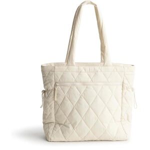 Vera Bradley NWT Cream Quilted Tote Bag